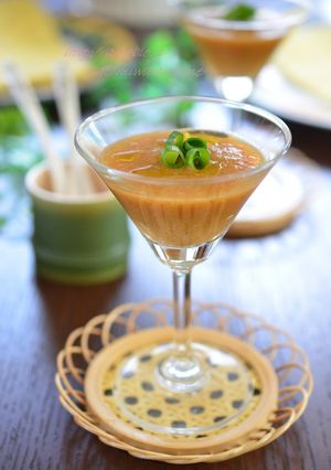 南高梅と夏野菜の和風ガスパチョ♫-レシピのメイン写真