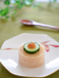 長芋と南高梅の寒天豆腐♫-レシピのメイン写真