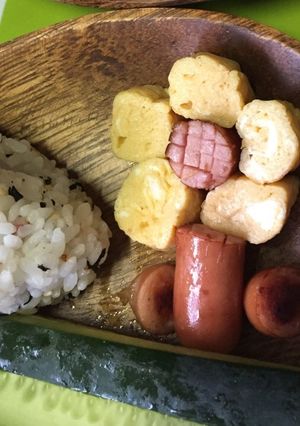 卵1個の丸卵焼き-レシピのメイン写真