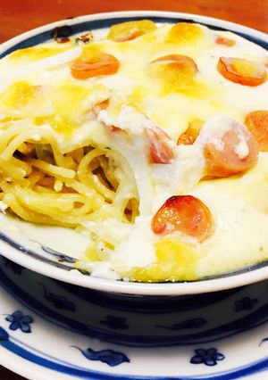 ヘルシー豆腐クリームパスタグラタン-レシピのメイン写真