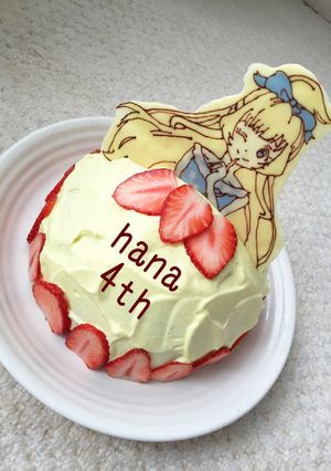 アイカツ 白鳥ひめ ちゃん ドールケーキ-レシピのメイン写真