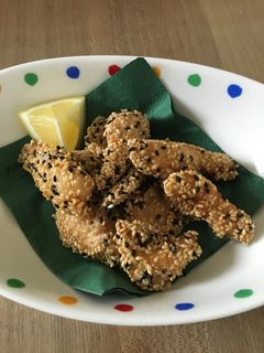 ささみの香ばしごま揚げ*お弁当にも〜-レシピのメイン写真