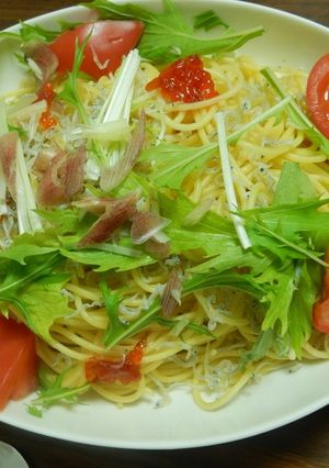 じゃこの鮮やかペペロンチーノ♡-レシピのメイン写真