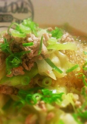 『ひき肉の春雨野菜セット』-レシピのメイン写真