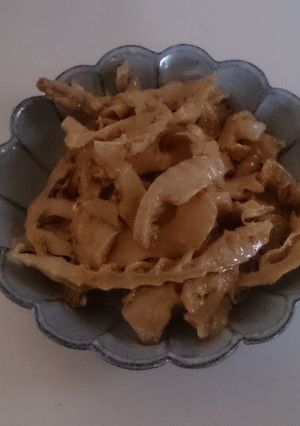 しゃきしゃき旨い！干したけのこのおつまみ-レシピのメイン写真