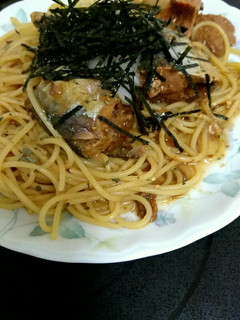 超簡単サバ味噌パスタ-レシピのメイン写真