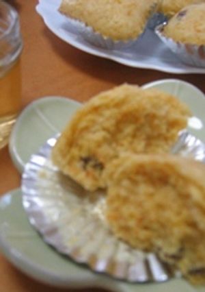 ホットケーキミックスで人参蒸しパン-レシピのメイン写真