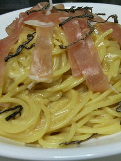フライパンで簡単卵かけパスタ(TKP)-レシピのメイン写真