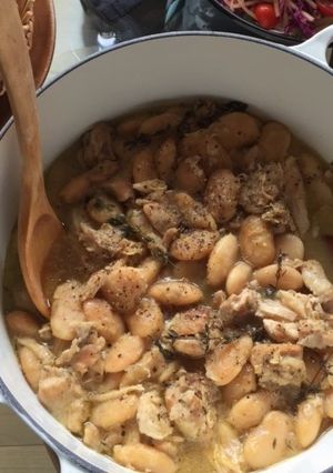 鶏と豆の煮込み・カスレ風-レシピのメイン写真