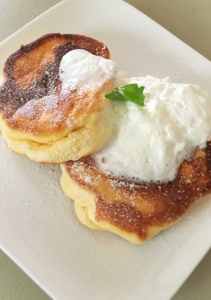シュワフワ！スフレパンケーキ-レシピのメイン写真