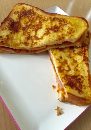 ピザトースト風クロックムッシュ♪-レシピのメイン写真