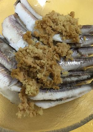超簡単美味☆茹でメギスの生姜ポン酢-レシピのメイン写真