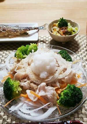 ふわふわ冷しゃぶ☆ポン酢でサッパリ☆-レシピのメイン写真