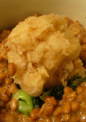 納豆苦手な人に☆青梗菜のおろし納豆あえ-レシピのメイン写真