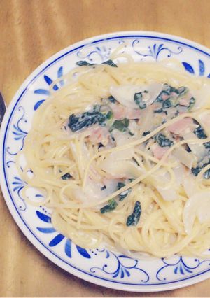 クリームパスタ-レシピのメイン写真