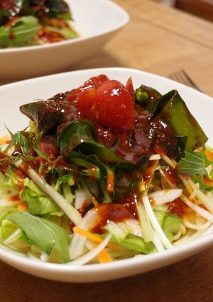 コチュジャンソースの！パスタで冷麺-レシピのメイン写真