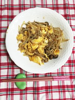 もやしと卵の炒め物-レシピのメイン写真