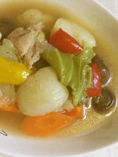 夜作る、朝ごはんポトフ-レシピのメイン写真