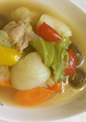 夜作る、朝ごはんポトフ-レシピのメイン写真