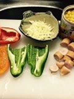 ピーマンピッツア-レシピのメイン写真