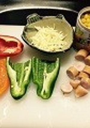 ピーマンピッツア-レシピのメイン写真