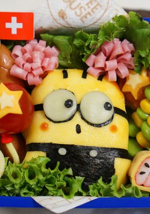 ★ミニオン★キャラ弁★-レシピのメイン写真