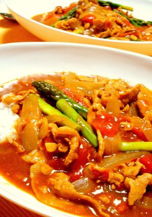 夏も元気に!✼アスパラカレー-レシピのメイン写真