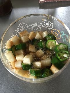 オクラと長芋のさっぱりあえ-レシピのメイン写真