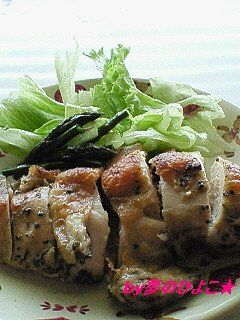 バジルの香りがいい♪鶏胸肉オーブン焼き-レシピのメイン写真