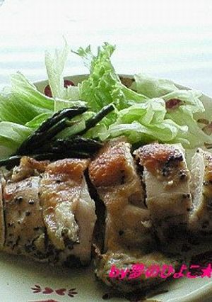 バジルの香りがいい♪鶏胸肉オーブン焼き-レシピのメイン写真