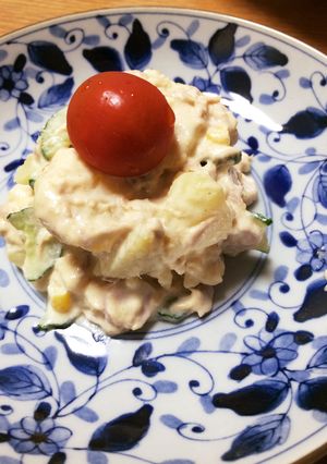 ジャガイモ1個で☆ツナ入りポテトサラダ-レシピのメイン写真