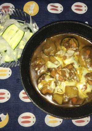 ズッキーニの焼きカレー-レシピのメイン写真