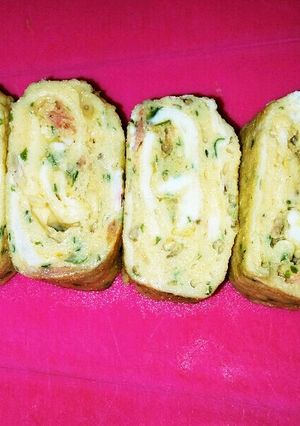 エビとあおさの卵焼き-レシピのメイン写真