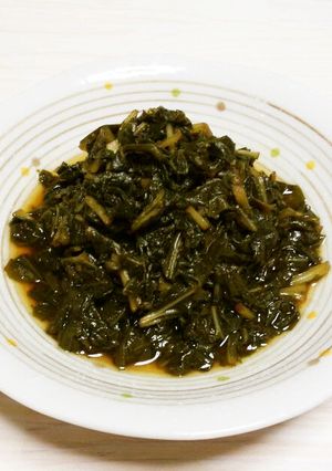 ほろ甘苦いフキの葉の煮物☆しっとり佃煮-レシピのメイン写真