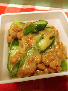 納豆とオクラのなめ茸和え♪-レシピのメイン写真