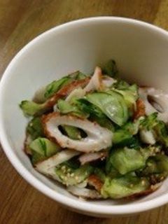 きゅうりと竹輪の酢の物-レシピのメイン写真