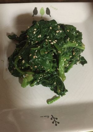 ほうれん草ナムル風-レシピのメイン写真
