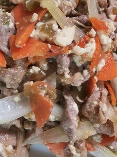 さっぱり豚肉の梅肉炒め★梅酒の梅リメイク-レシピのメイン写真