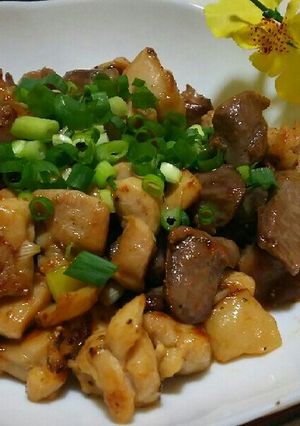 ずりともも肉のペーパーソルト炒め-レシピのメイン写真