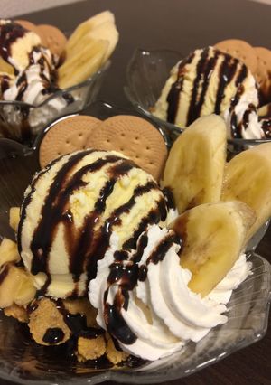 チョコバナナサンデー-レシピのメイン写真