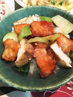 ご馳走!鮭と厚揚げの中華あんかけ丼-レシピのメイン写真
