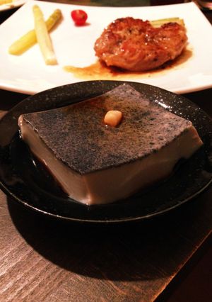 糖質制限オカズ2層の胡麻豆腐。-レシピのメイン写真