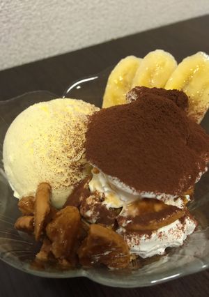 チョコバナナティラミスサンデー-レシピのメイン写真