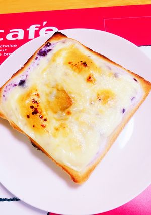 朝から幸せ☆チーズケーキトースト-レシピのメイン写真