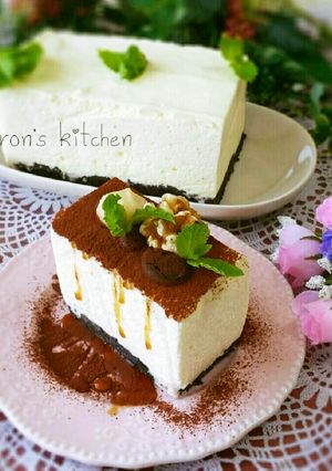口溶けなめらか♡濃厚レアチーズケーキ-レシピのメイン写真