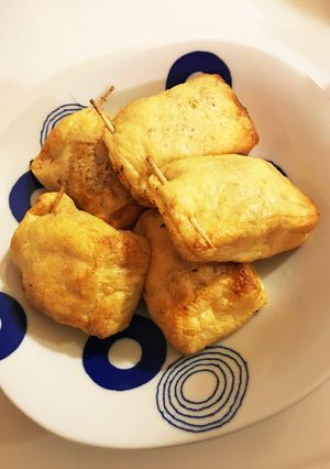 詰めて焼くだけ〜ツナと新玉ねぎの巾着焼き-レシピのメイン写真