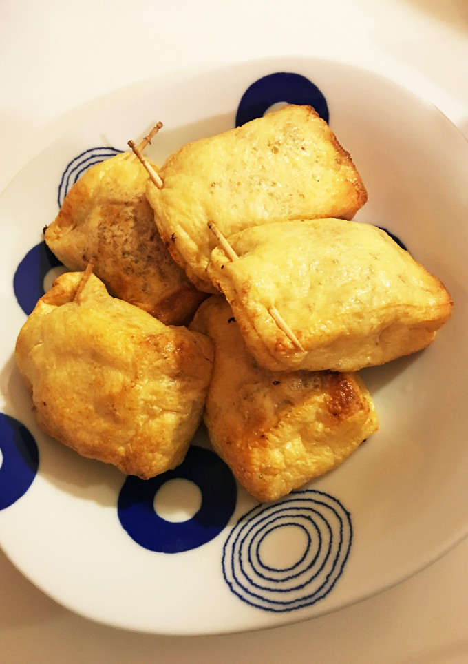 詰めて焼くだけ〜ツナと新玉ねぎの巾着焼き-レシピのメイン写真