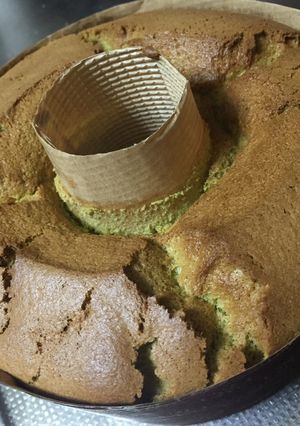 抹茶のシフォンケーキ13cm4号×2台分-レシピのメイン写真