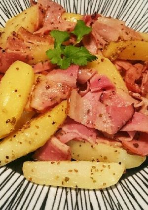 じゃがとベーコンの粒マスタード炒め-レシピのメイン写真