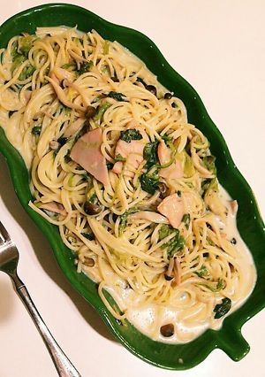 たんぱく質いっぱい♪豆乳のクリームパスタ-レシピのメイン写真